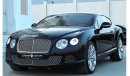 Bentley Continental GT Bentley Continental GT 2013 GCC in excellent condition