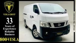 Nissan Urvan CARGO VAN + 3 SEATS + NV350 / URVAN / GCC / 2017 / UNLIMITED KMS WARRANTY + SERVICE HISTORY / 766DHS