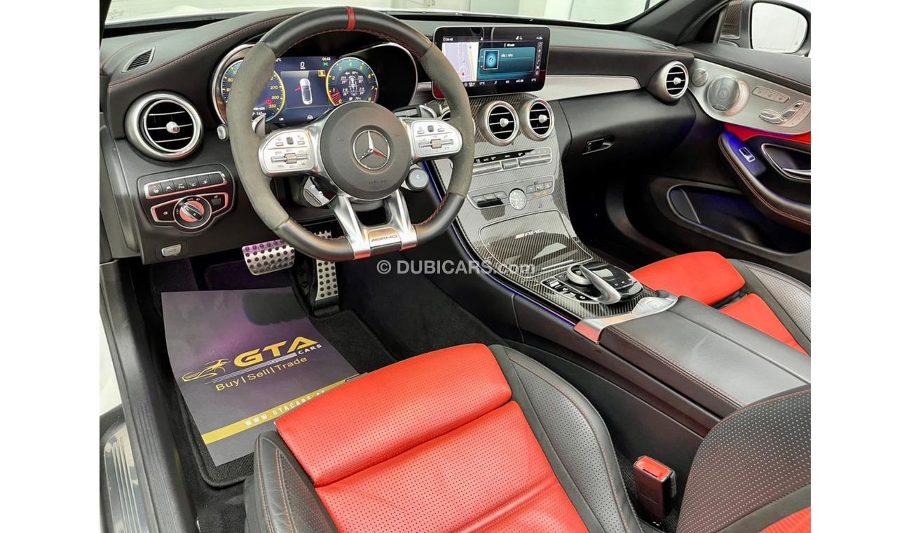 Mercedes-Benz C 63 Coupe 2019 Mercedes C63 AMG, Mercedes Warranty-Service History, GCC