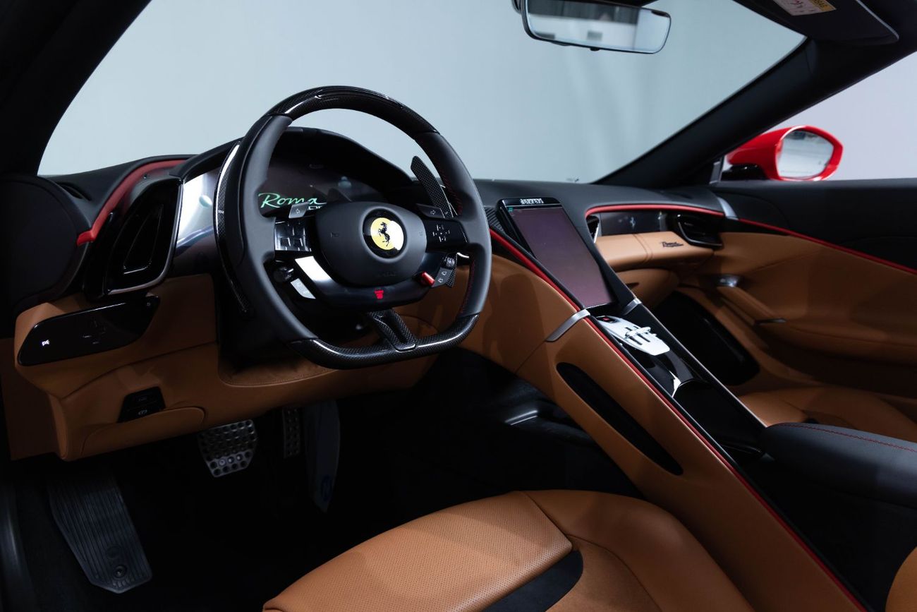 Ferrari Roma Spider – Delivery Mileage | Red Exterior | Cuoio Interior