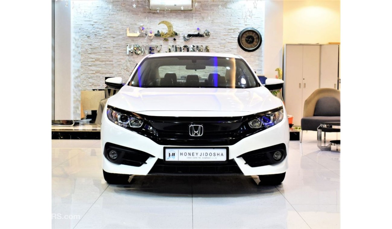 Honda Civic UNDER WARRANTY UNTIL 2023 ( ORIGINAL PAINT ( صبغ وكاله ) AMAZING Honda CIVIC 2019 Model!! in White C