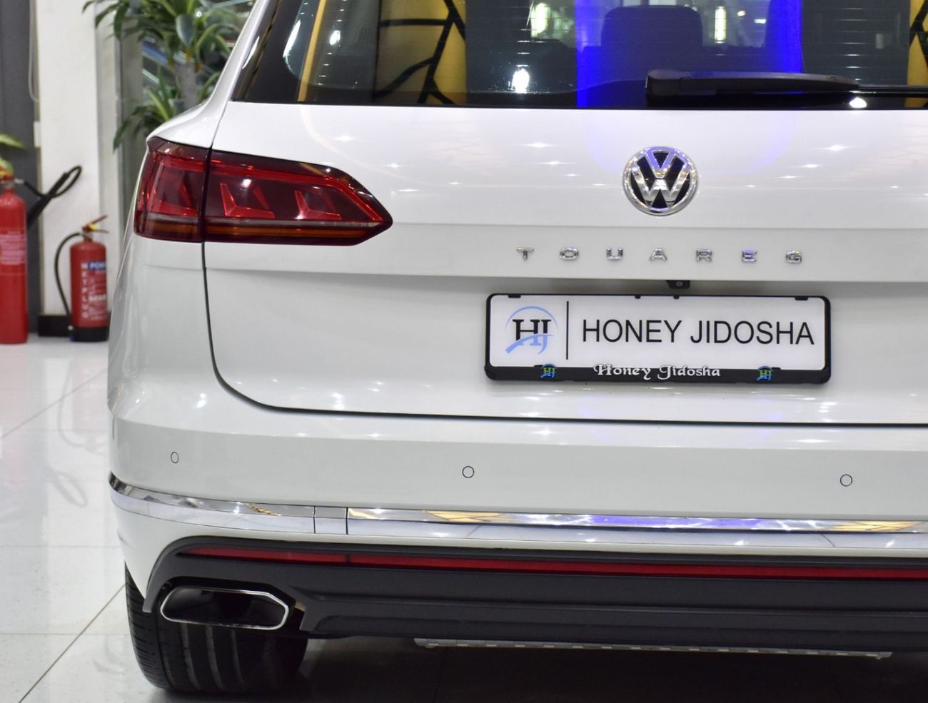 Volkswagen Touareg EXCELLENT DEAL for our Volkswagen Touareg ( 2019 Model ) in White Color GCC Specs