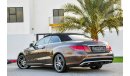 Mercedes-Benz E 250 - 2015 - Under Warranty! - AED 2,350 P.M. AT 0% DOWNPAYMENT