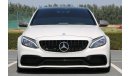 مرسيدس بنز C 63 AMG Std مرسيدس بنز اي ام جي C63s  2016 فل اوبشن فل كاربن فايبر  بحالة الوكالة