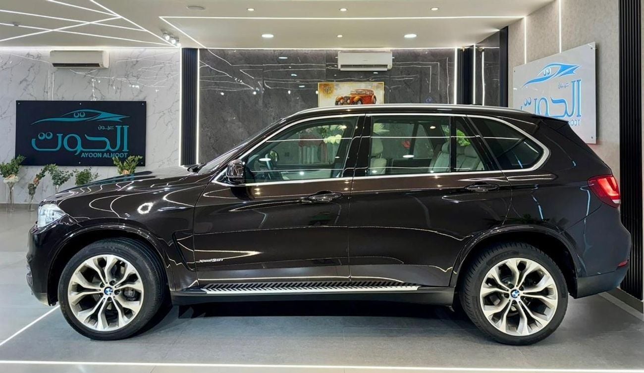 BMW X5 35i Executive 3.0L (5 Seater) ELITE BROWN BMW X5 V6 || GCC || TOP RANGE || FREE ACCIDENTS || SCREENS