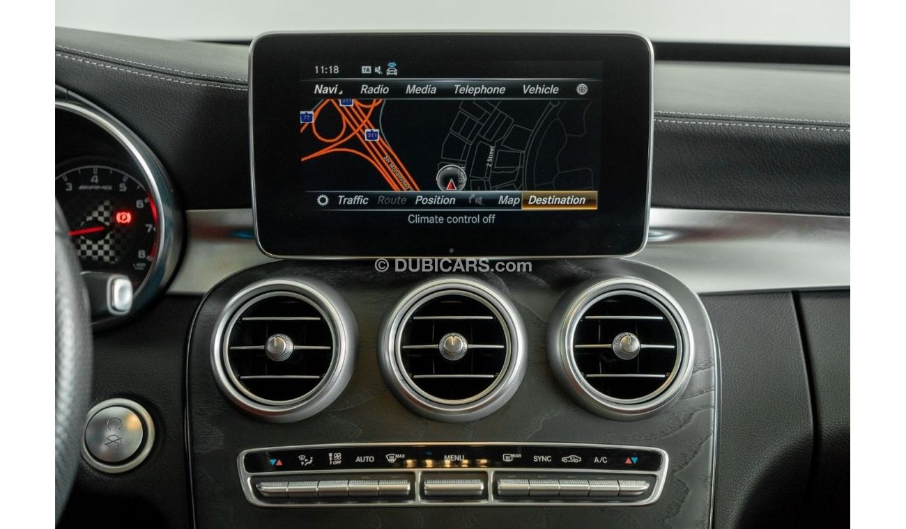 مرسيدس بنز سي 43 ايه ام جي 2018 Mercedes-Benz C43 Saloon 4MATIC / High Spec / Mercedes Benz Warranty & Full Mercedes Service Hi