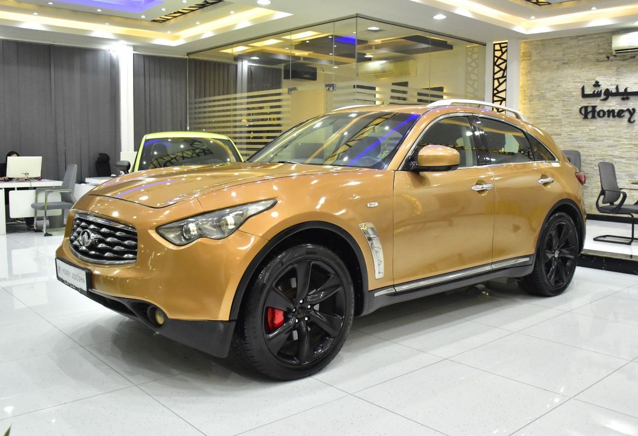 إنفينيتي FX50 EXCELLENT DEAL for our Infiniti FX50s ( 2009 Model ) in Orange Color GCC Specs