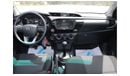 Toyota Hilux 2022 | 2.4L M/T 4WD WITH FABRIC SEATS BLACK INTERIOR EXPORT ONLY