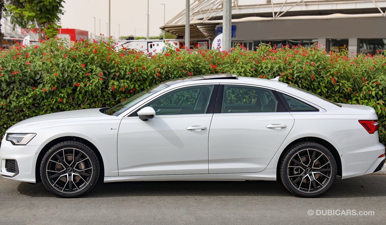 Audi A6 40 TFSI S-Tronic FWD GCC 2021 0km W/3 Yrs Ultd Miles and 5 Yrs or 75K km Svcs @ Dealer.