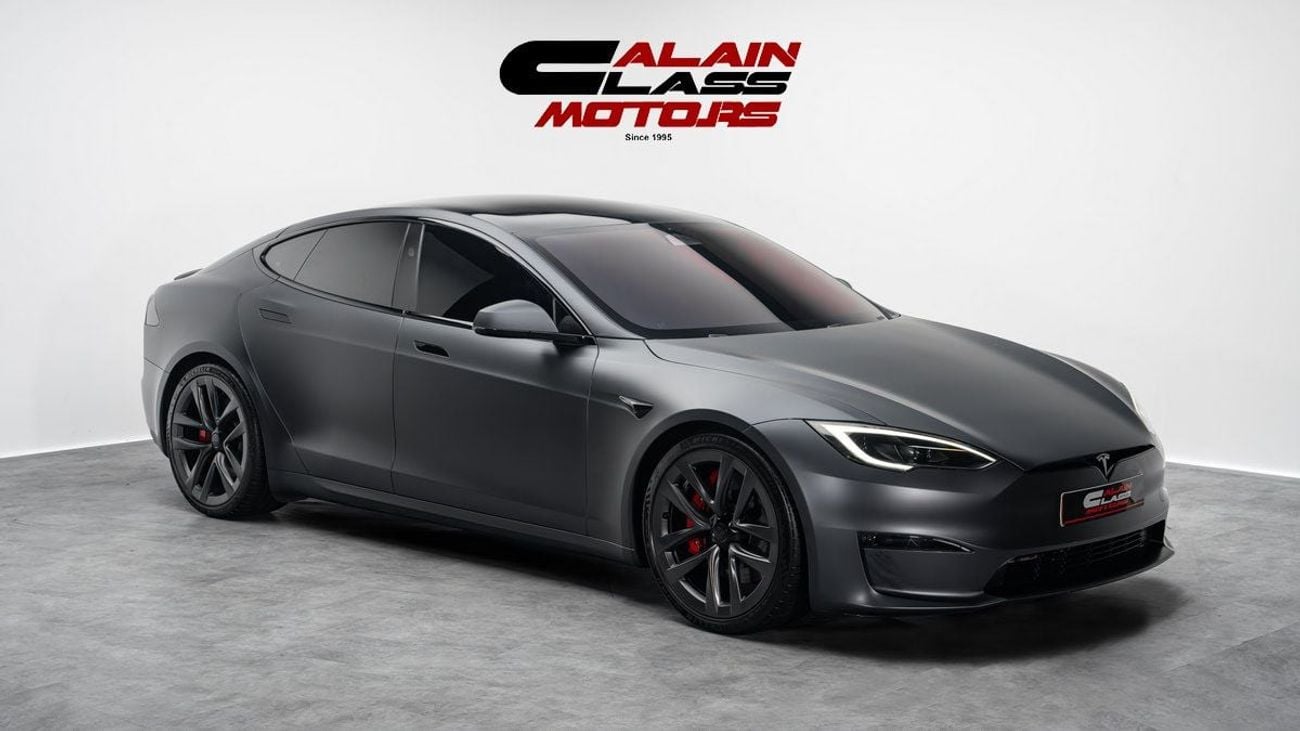 تسلا Model S Plaid - 2024 - GCC - Under Warranty