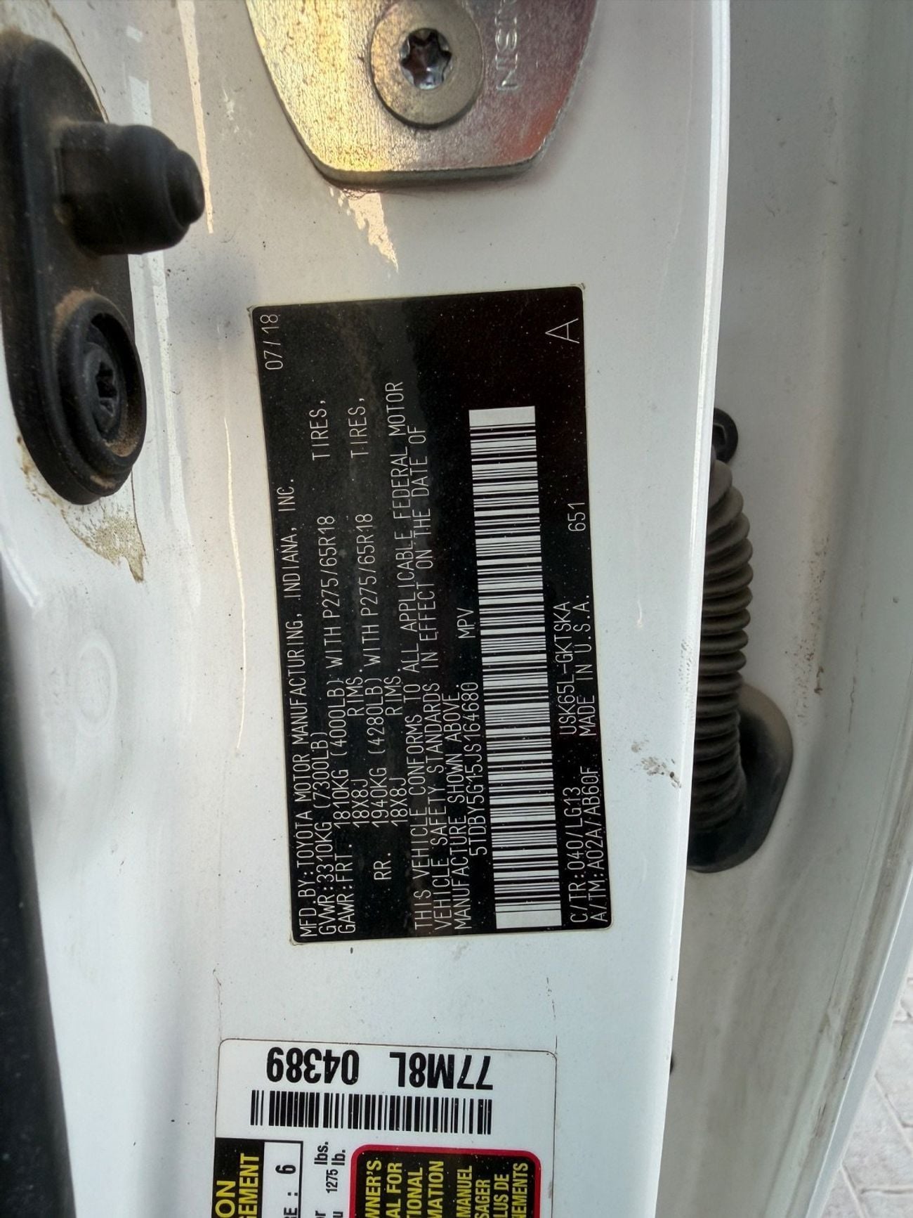Toyota Sequoia SR5 (NON GCC)