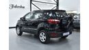 Ford EcoSport EXCELLENT DEAL for our Ford EcoSport ( 2018 Model ) in Black Color GCC Specs