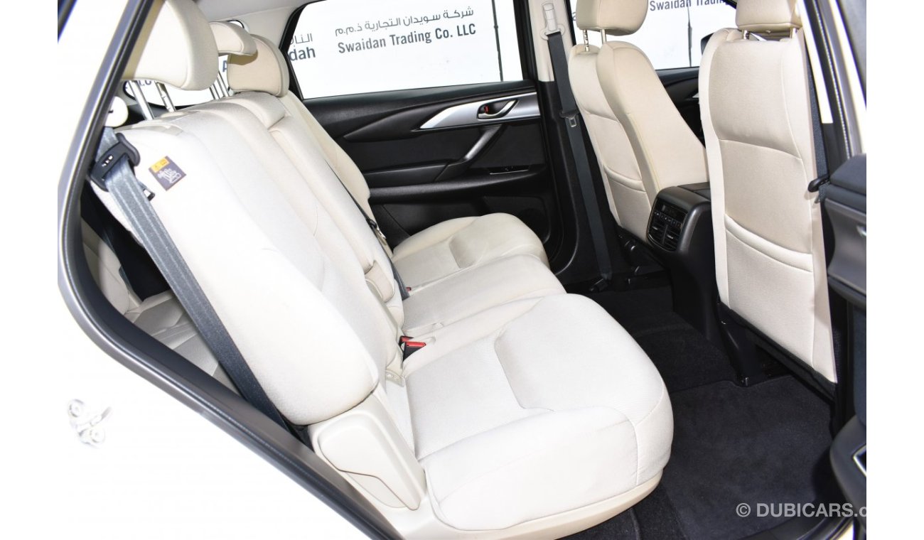 مازدا CX9 AED 1759 PM | 2.5L GT AWD GCC DEALER WARRANTY