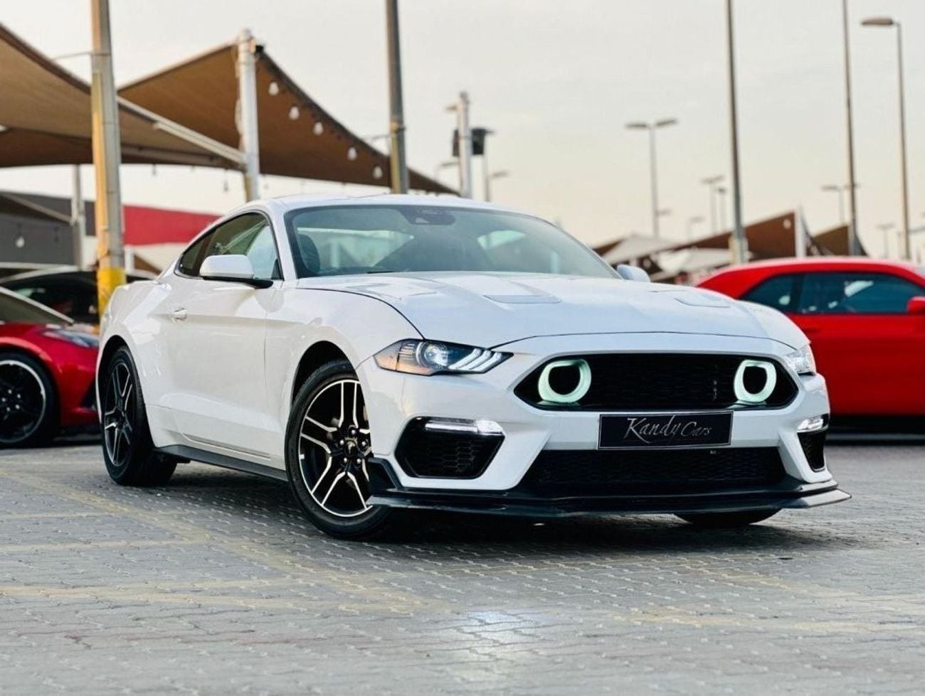 فورد موستانج EcoBoost | Monthly AED 1385/- | 0% DP | Blindspot | Touch Screen | Leather Seats | # 09800