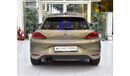 Volkswagen Scirocco EXCELLENT DEAL for our Volkswagen Scirocco 2.0 TSi ( 2016 Model ) in Brown Color GCC Specs