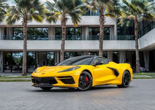 شيفروليه كورفت Corvette C8 Z51 | 6,071 P.M | 0% Downpayment | IMMACULATE!