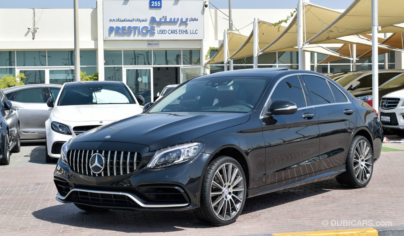 مرسيدس بنز C200 With C63 AMG Kit  Imported Japann