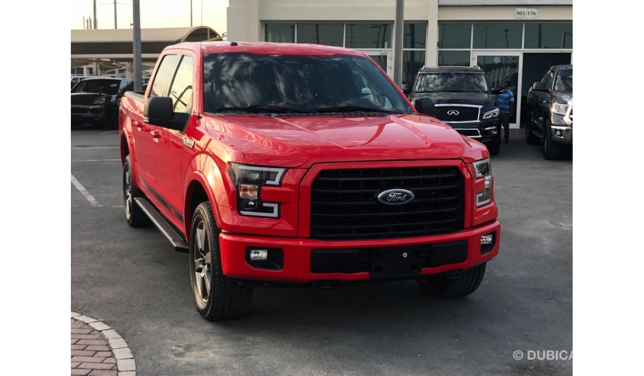 فورد F 150 موديل 2017 حاله ممتازه من الداخل والخارج مثبت سرعه وتحكم كهربي كامل ونظام صوت ممتاز وكاميرا خلفيه وم