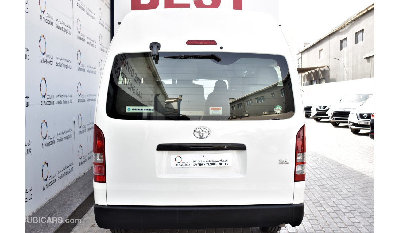 تويوتا هاياس HIACE 2.7L 13 SEATER MT GCC DEALER WARRANTY