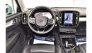 فولفو XC 40 AED 11759 PM | XC 40 T5 MOMENTUM AWD 2.0 AT FULL OPTION 2018 GCC DEALER WARRANTY