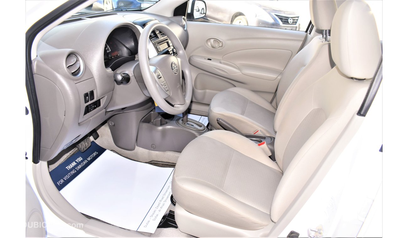 Nissan Sunny AED 559 PM | 1.5L SV GCC DEALER WARRANTY