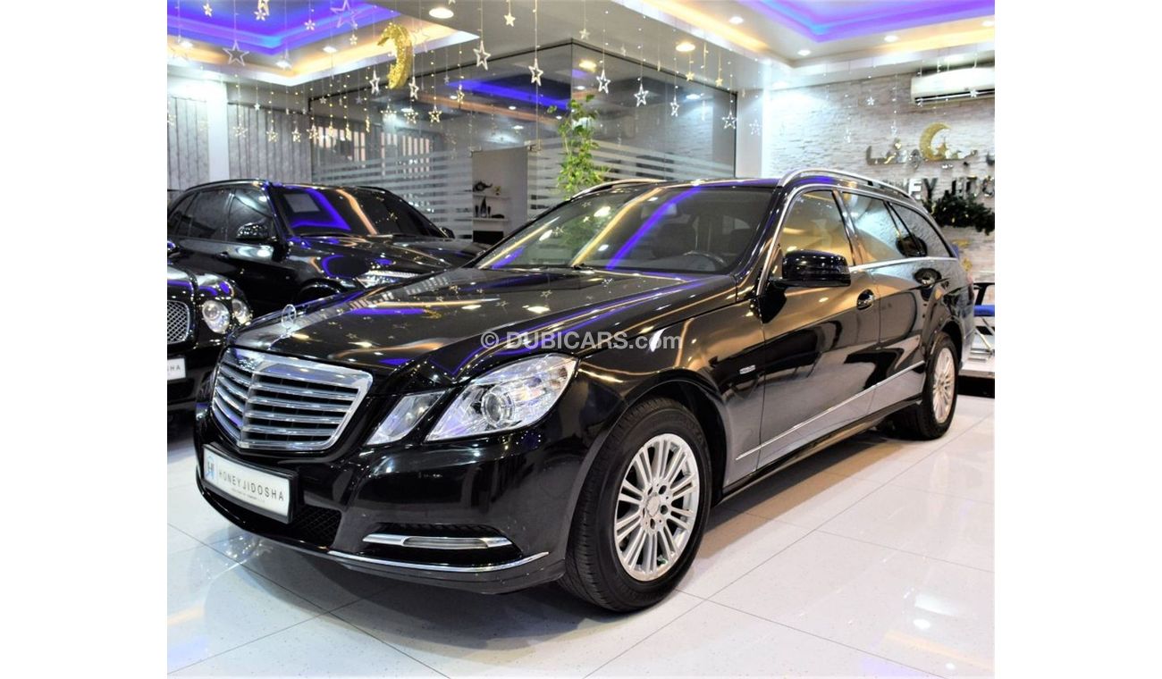 مرسيدس بنز E200 ONLY 135000 KM Mercedes Benz E200 2012 Model!! in Black Color! GCC Specs