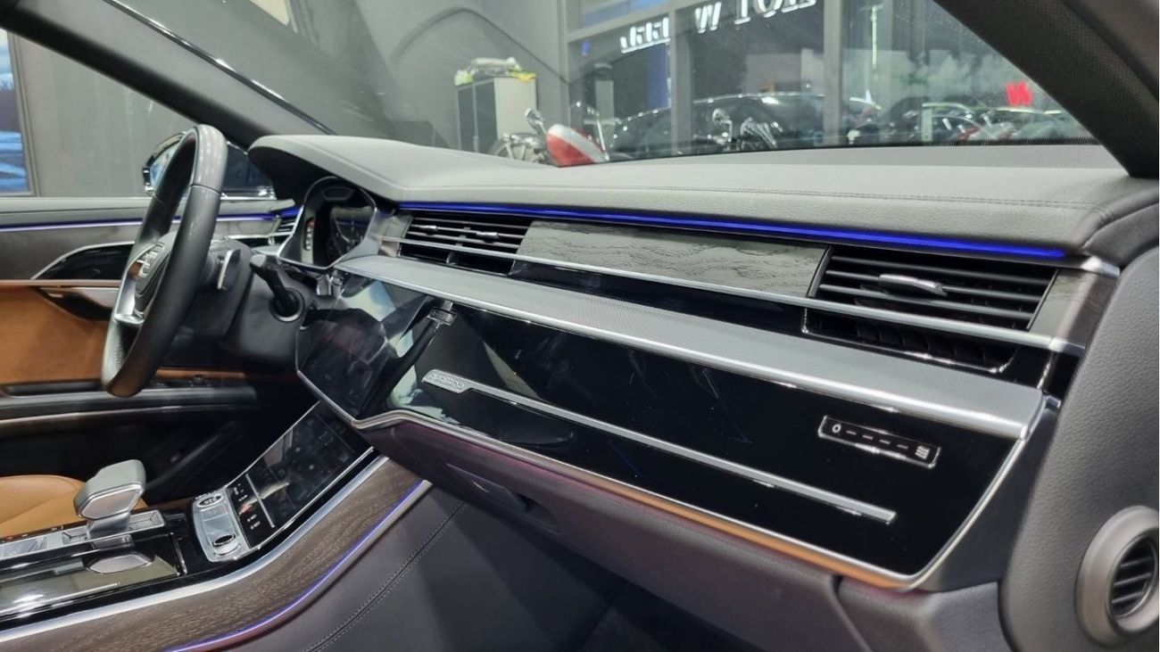 Audi A8 AUDI A8L 55TFSI GCC 2023 IN IMMACULATE CONDITION (WARRANTY+SERVICE CONTRACT FROM OFFICIAL DEALER)