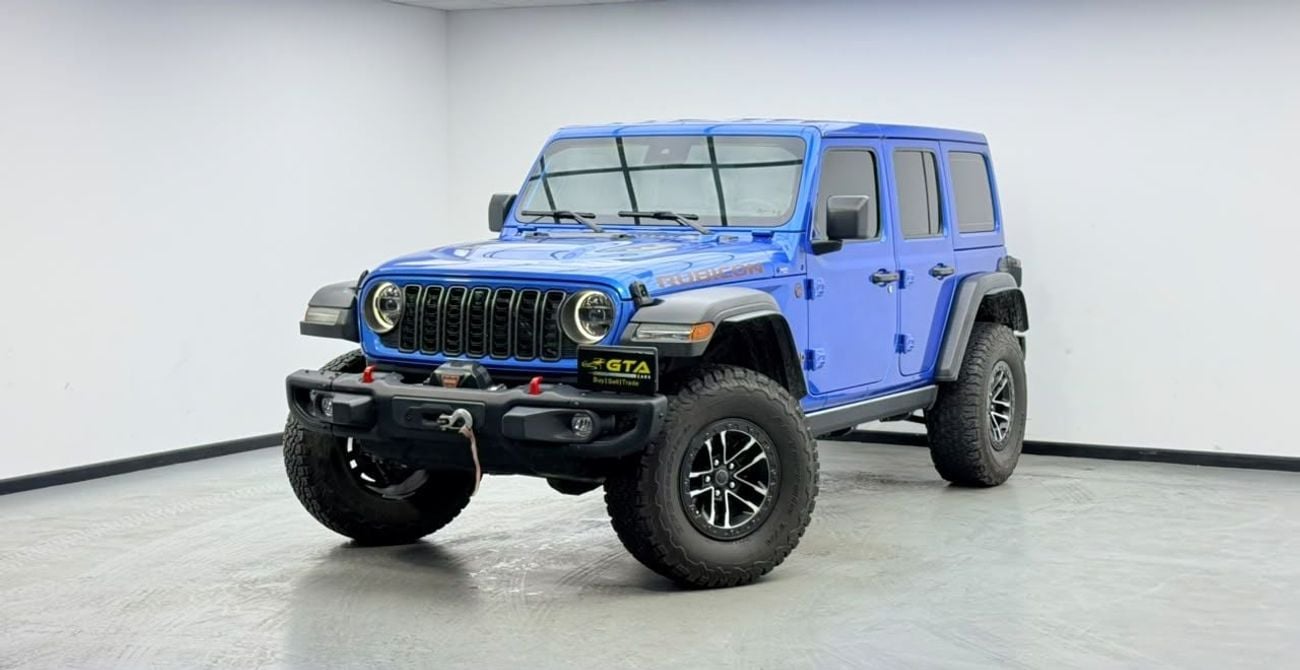 Jeep Wrangler Unlimited RUBICON 2024 Jeep Wrangler Unlimited Rubicon, 2029 Jeep Warranty, 2027 Jeep Service Pack, Fully Loaded, GCC