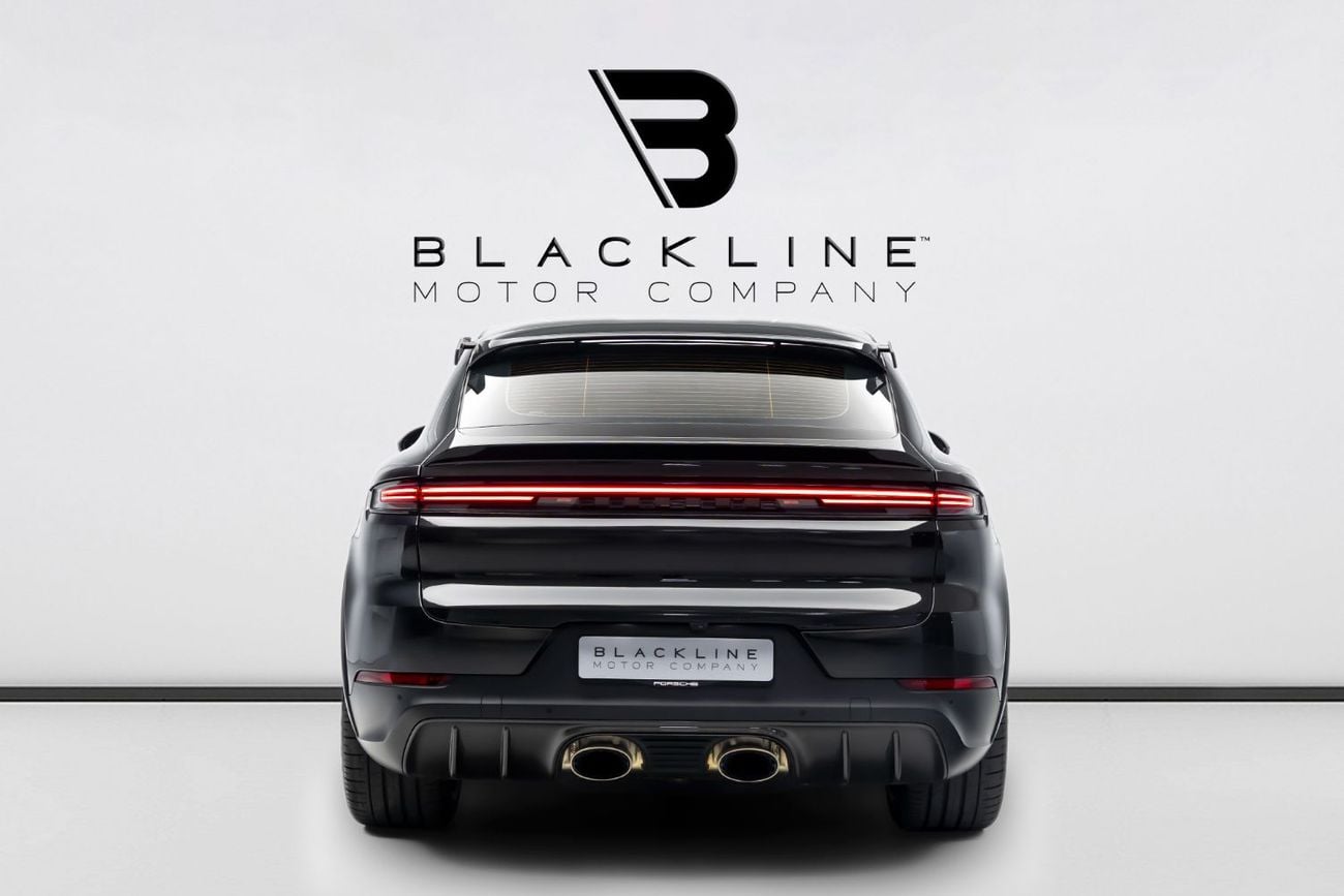 Porsche Cayenne TURBO GT BUY NOW, PAY 2027 | THE BLACKLINE STANDARD | 2027 Porsche Warranty, Low KMs, GCC