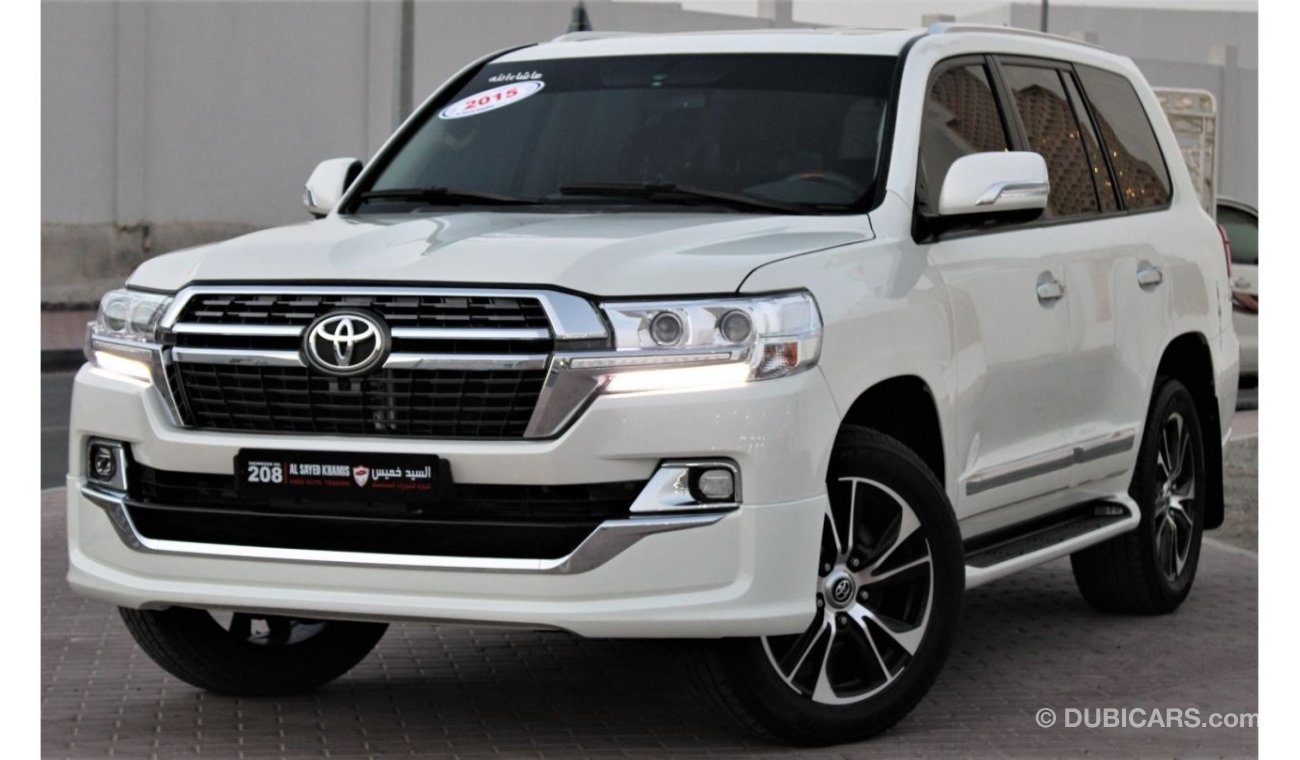 Toyota Land Cruiser Toyota Land Cruiser 2015 VXR V8 full converter 2020 No. 1 full option GCC in excellent condition wit