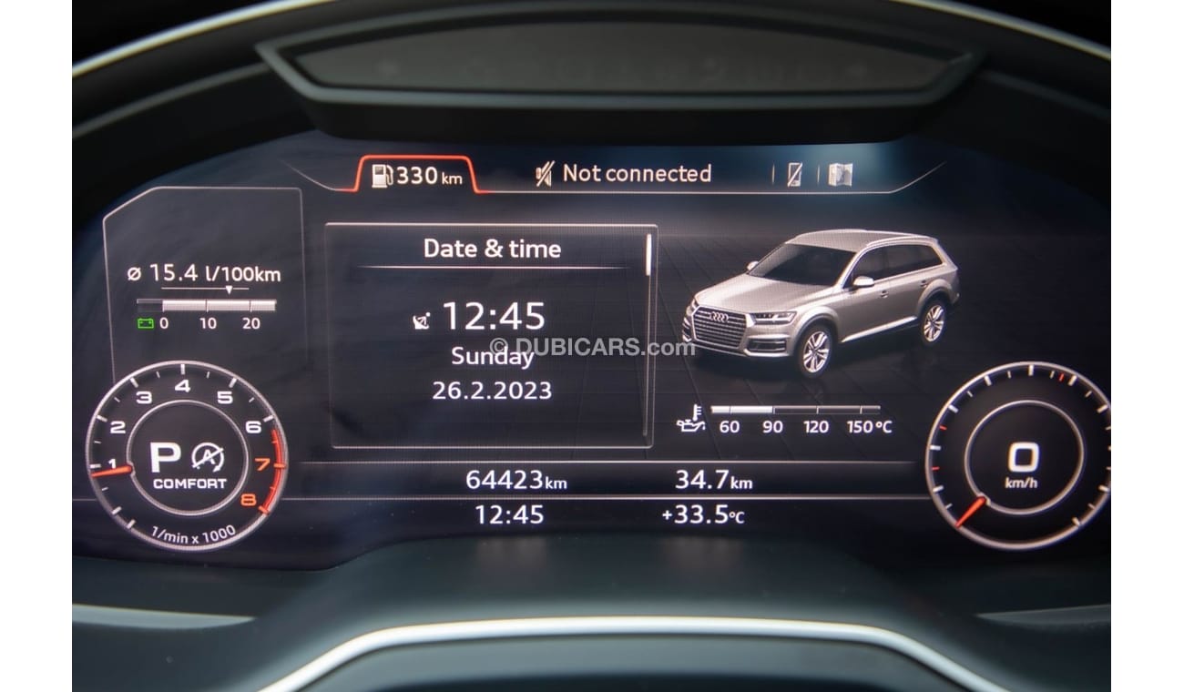 Audi Q7 45 TFSI quattro Audi Q7 TFSI 45 quattro Panoramic  2018 GCC Under Warranty