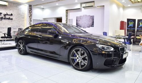 BMW M6 EXCELLENT DEAL for our BMW M6 Gran Coupe ( 2014 Model ) in Midnight Purple Color GCC Specs