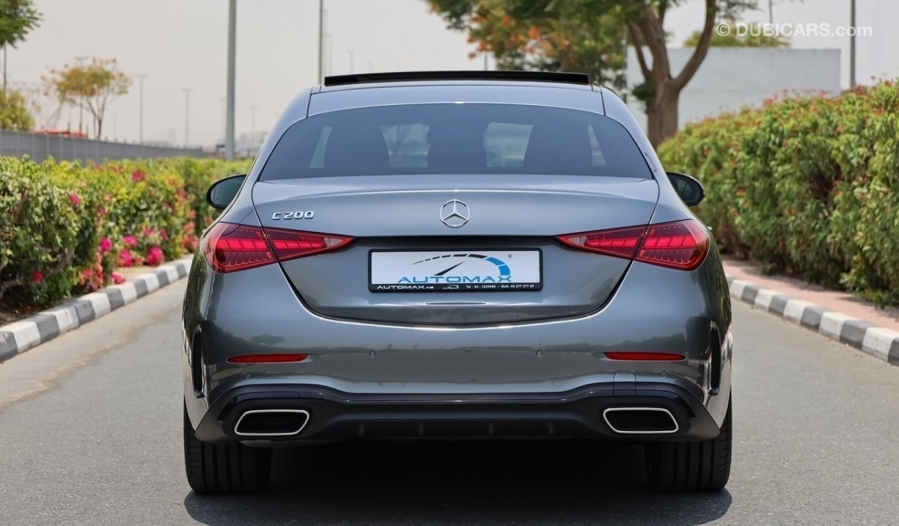 مرسيدس بنز C200 “Baby S-Class” , NIGHT PACKAGE , 2022 , 0Km , With 3 Yrs or 100K Km WNTY