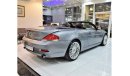 BMW 645 EXCELLENT DEAL for our BMW 645Ci CONVERTIBLE ( 2004 Model! ) in Silver Color! GCC Specs