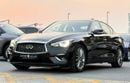 إنفينيتي Q50 LUXE خالية من الحوادث - خليجية - 3.0 تيربو - كاملة المواصفات - بحالة ممتازة من الداخل والخارج