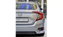 Honda Civic EXCELLENT DEAL for our Honda Civic ( 2016 Model ) in Silver Color GCC Specs