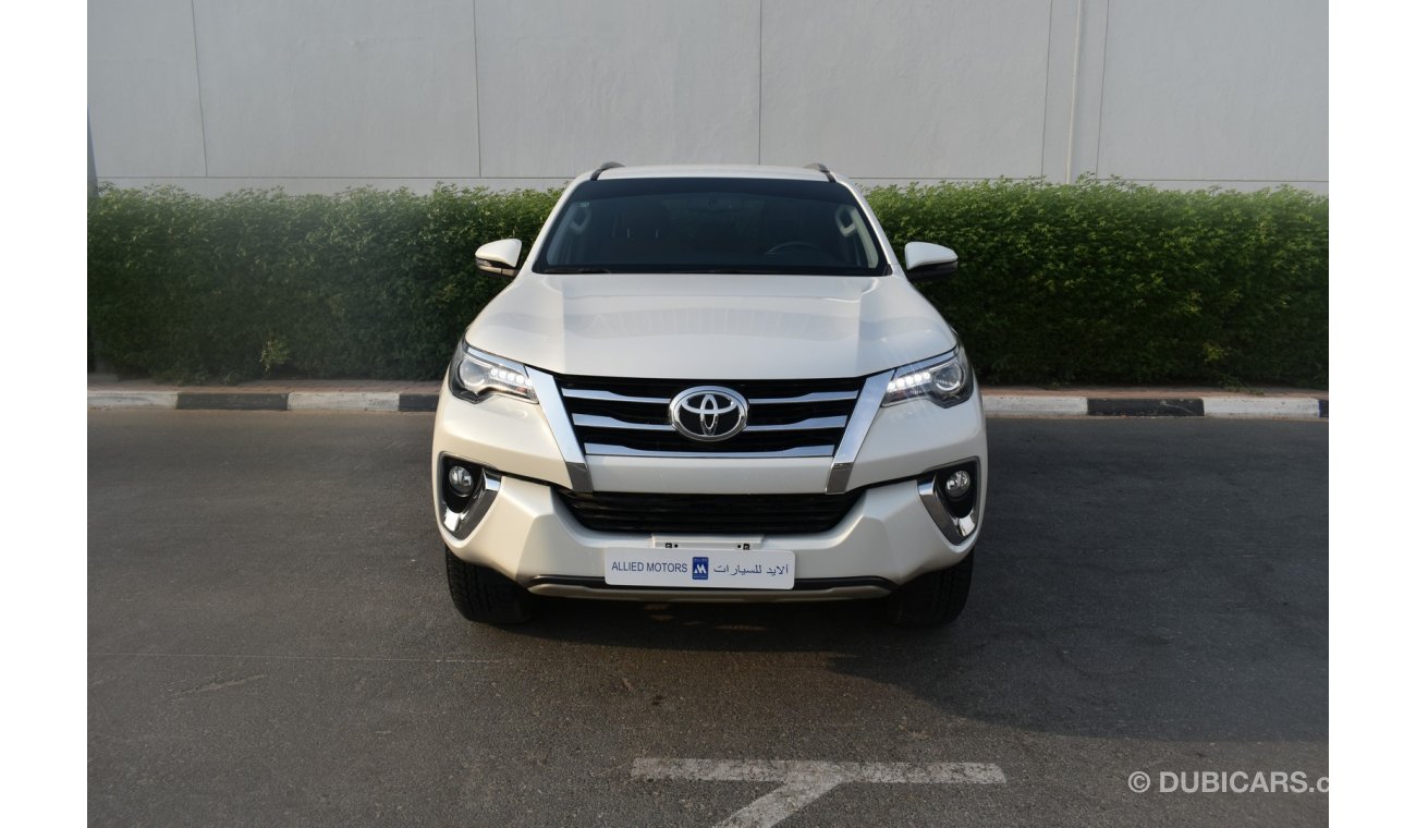 Toyota Fortuner VXR - 4.0LTR - WHITE - DEALER WARRANTY - FREE INSURANCE