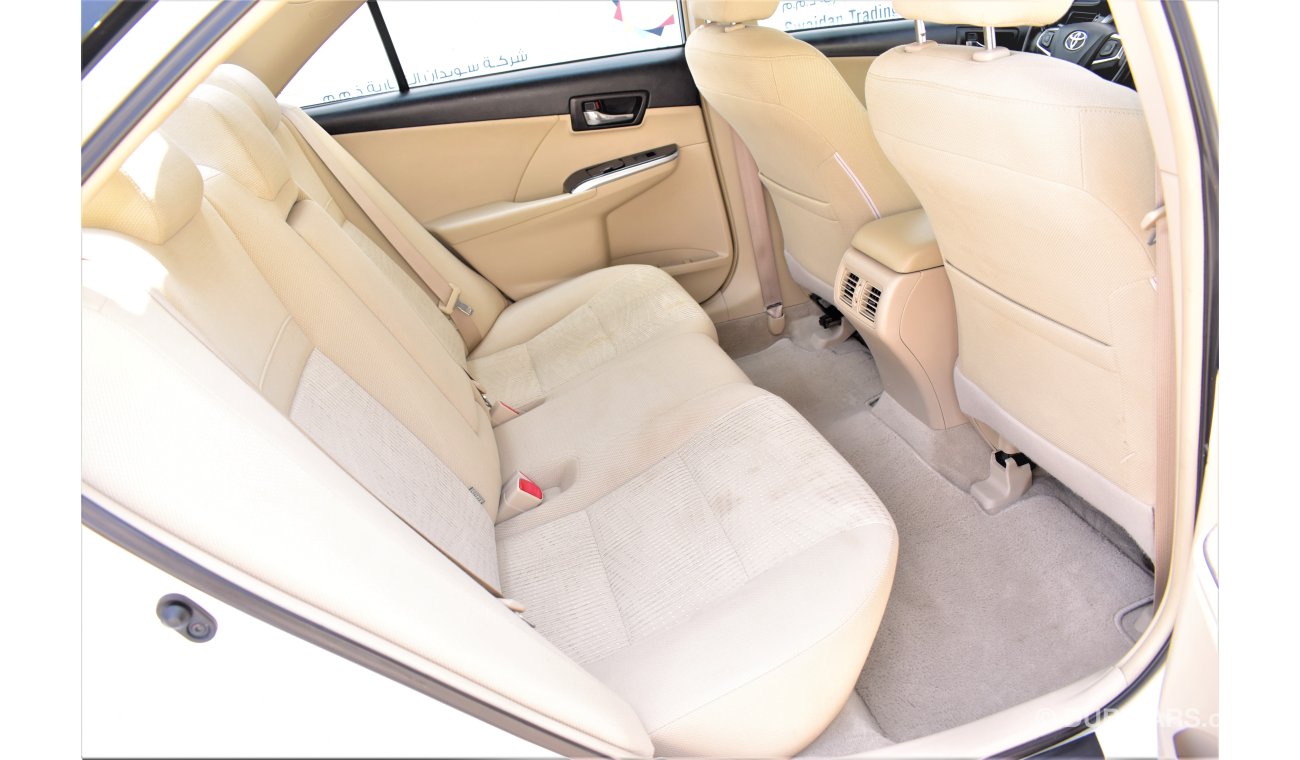 Toyota Camry AED 1230 PM | 0% DP | 2.5L SE GCC WARRANT