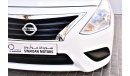 Nissan Sunny AED 664 PM | 1.5L SV GCC WARRANTY