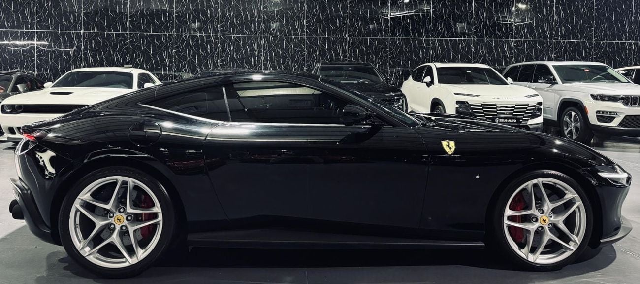 Ferrari Roma 2023 Ferrari Roma, 2028 Ferrari Warranty, 2030 Ferrari Service Contract, Nero DS 1250 Exterior, GCC