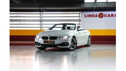 بي أم دبليو 420 BMW 420i Sport Line Convertible 2017 GCC Lowest Mileage under Warranty with Flexible Down-Payment