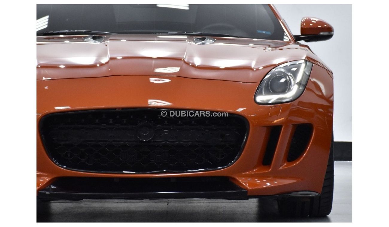Jaguar F Type EXCELLENT DEAL for our Jaguar F-Type S V8 ( 2014 Model ) in Orange Color GCC Specs