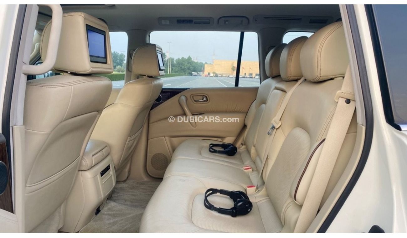 نيسان باترول LE بلاتينوم 1 على 1 رادار تحكم مسار كراسي كهرباء شاشات خلفيه خمس كاميرات بدون حادث بدون