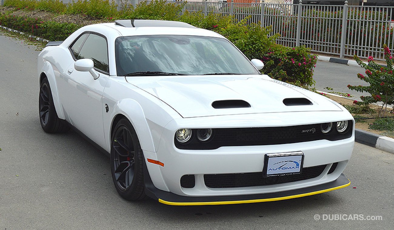 دودج تشالينجر 2019 SRT Hellcat WIDEBODY, 717hp, 6.2 V8 GCC, 0km with 3 Years or 100,000km Warranty