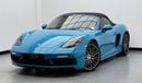 Porsche 718 Boxster GTS 2.5L 2019 Porsche 718 Boxster GTS, Porsche Service history, 1 Year Warranty, GCC