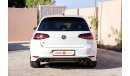 Volkswagen Golf Volkswagen Golf R 2016 GCC under Warranty with Flexible Down-Payment.