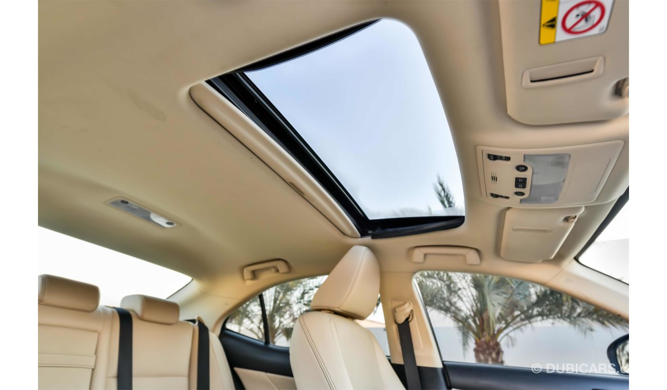 Lexus IS250 - 2015 - Under Warranty - AED 1,684 PER MONTH - 0% DOWNPAYMENT