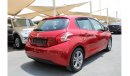 Peugeot 208 Allure ACCIDENTS FREE - GCC- CAR IS IN PERFECT CONDITION INSIDE OUT FULL OPTION