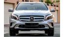 مرسيدس بنز GLA 250 4Matic 2015 GCC under Warranty with Zero Down-Payment.