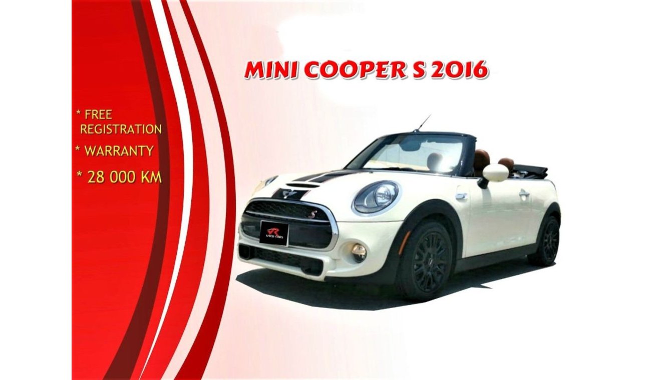 Mini Cooper S Cabrio SPECIAL OFFER = WARRANTY = CONVERTIBLE - AMERICAN SPECS